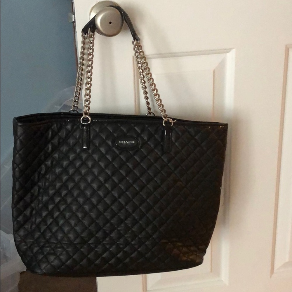 Coach Quilted tote